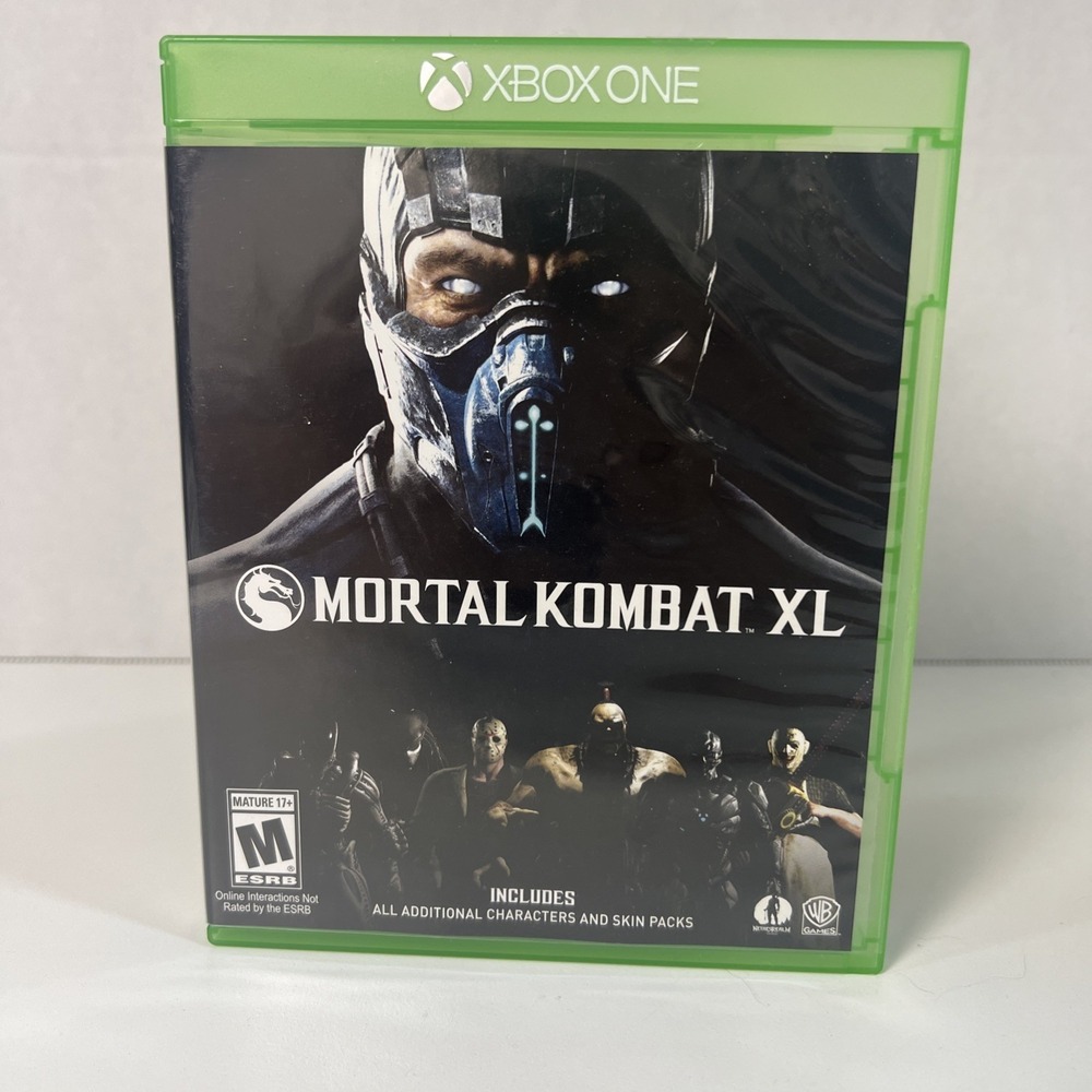 Mortal Kombat XL Microsoft Xbox One Fighting Game WB Games ESRB M 0883929527243